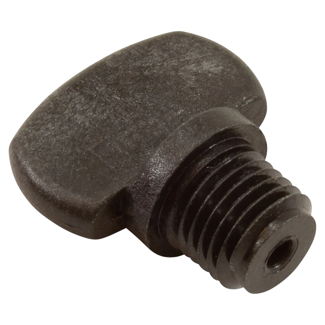 Pentair 357161 Black Drain Plug - Reverse