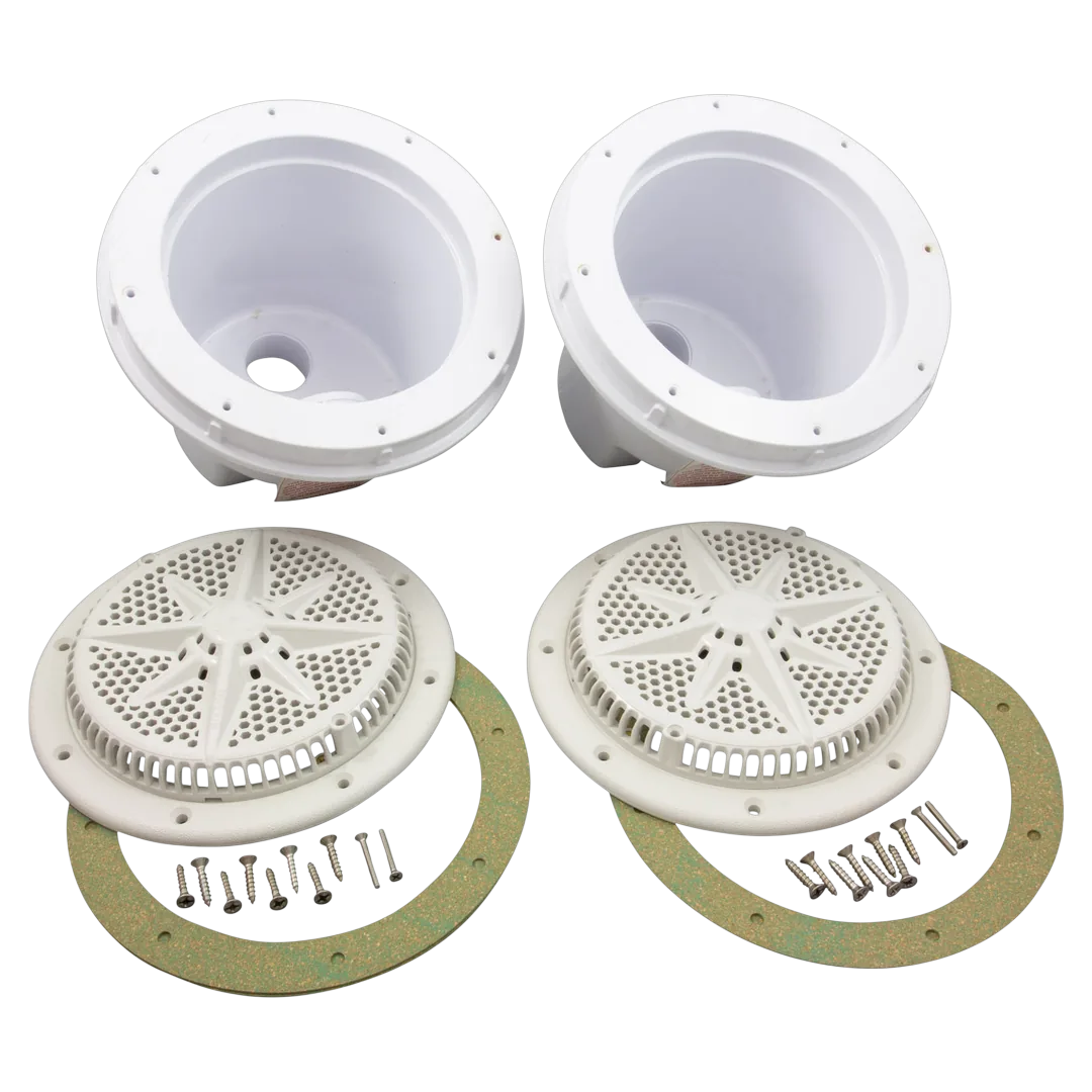 Pentair StarGuard 500130 White Main Drain