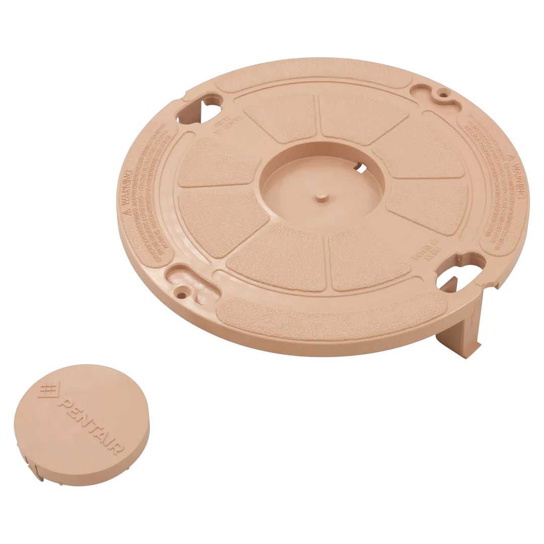 Pentair Admiral S15/S20 Tan Skimmer Lock Down Lid