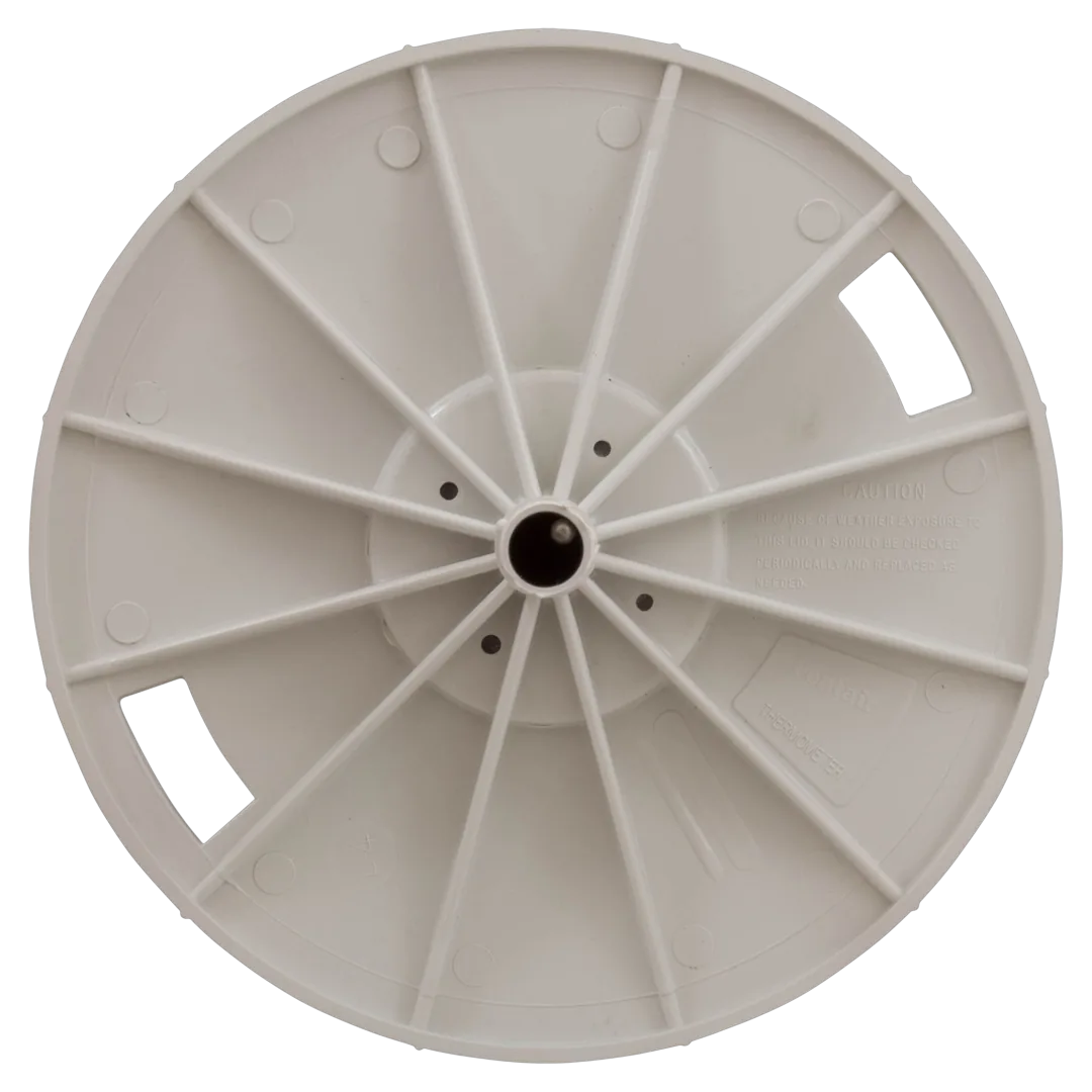 Pentair Admiral S20 Skimmer Lid with Thermometer - Back