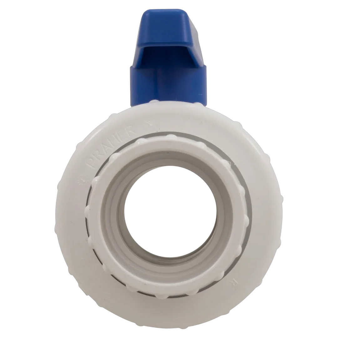 Praher 200-010 Single Union Ball Valve - Back