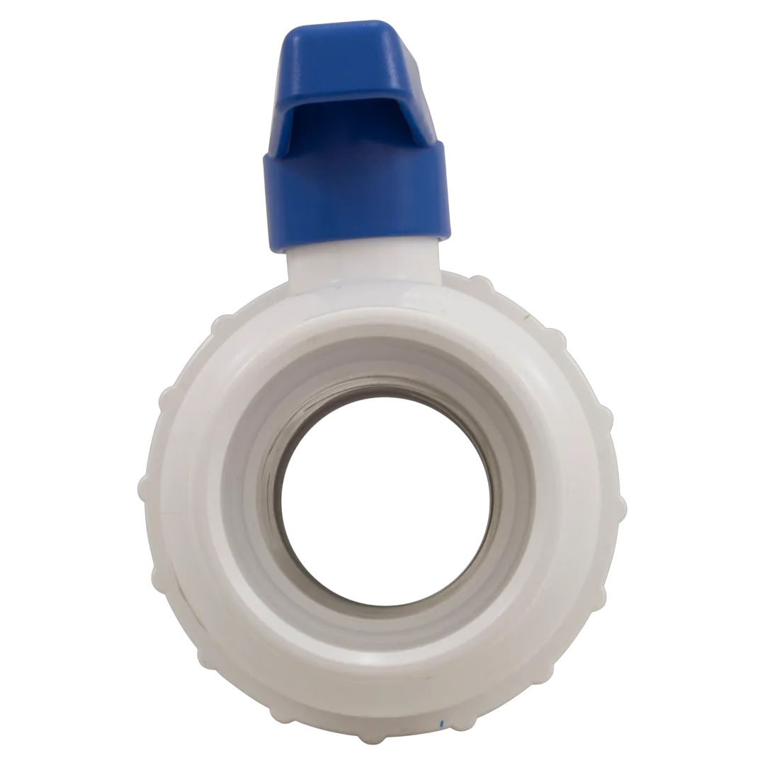 Praher 200-010 Single Union Ball Valve - Front