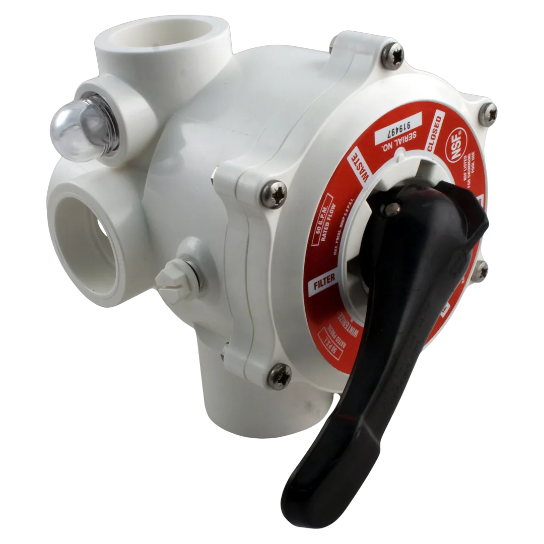 Praher SM-10-AOS Multiport Valve 1.5 in Slip Side Mount - Top