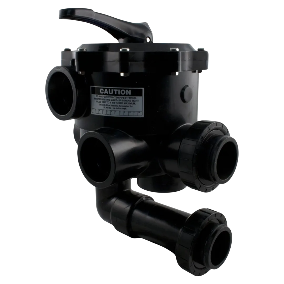 Praher SM2-HPXR50S 2 in multiport valve with Hayward plumbing