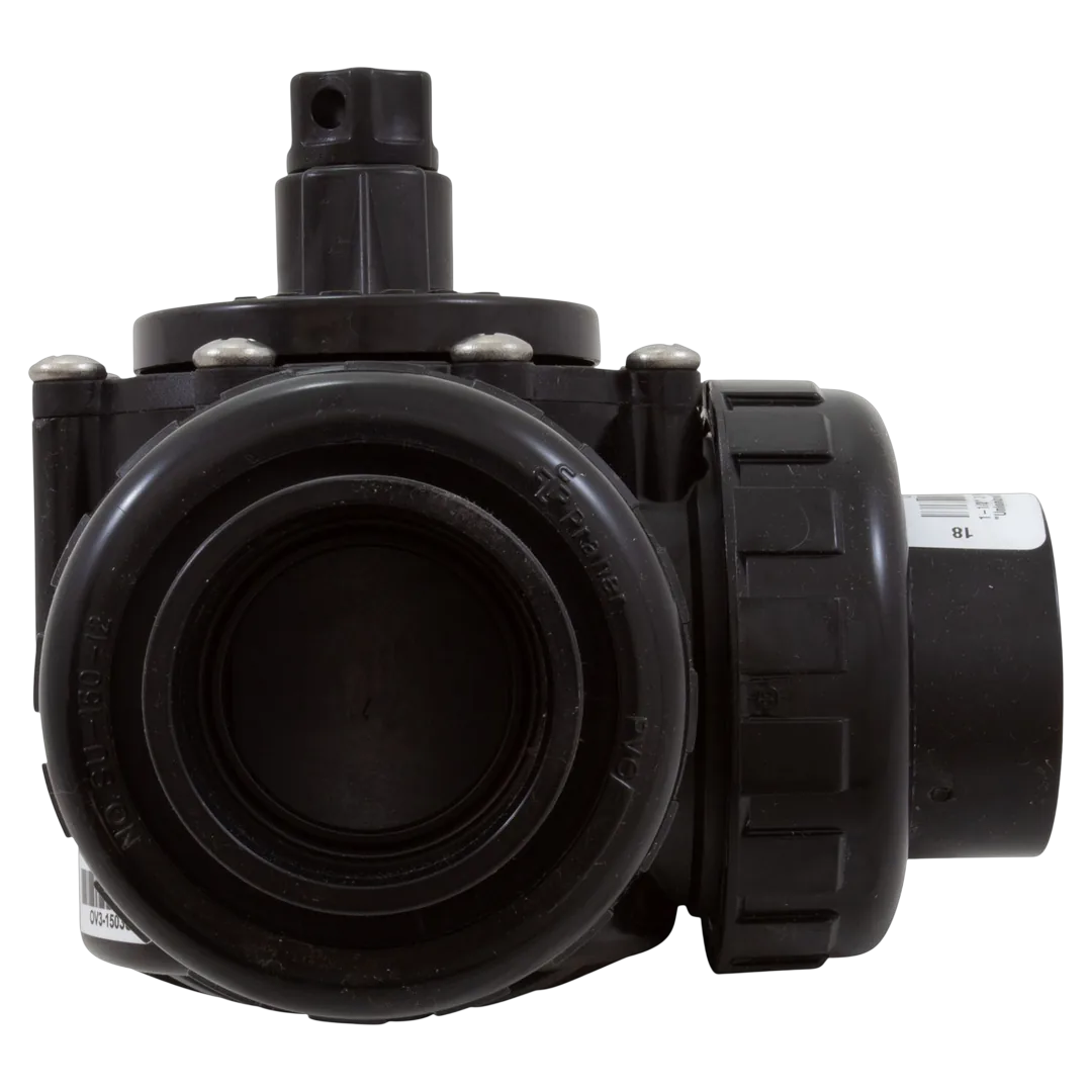 Praher OV3-1500U 3-port diverter valve with union