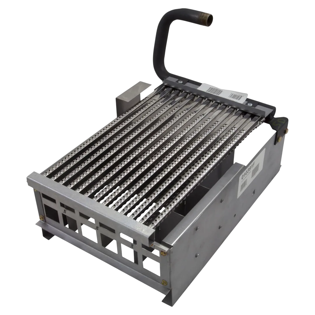 Raypak 206A Burner Tray with Burners - Reverse