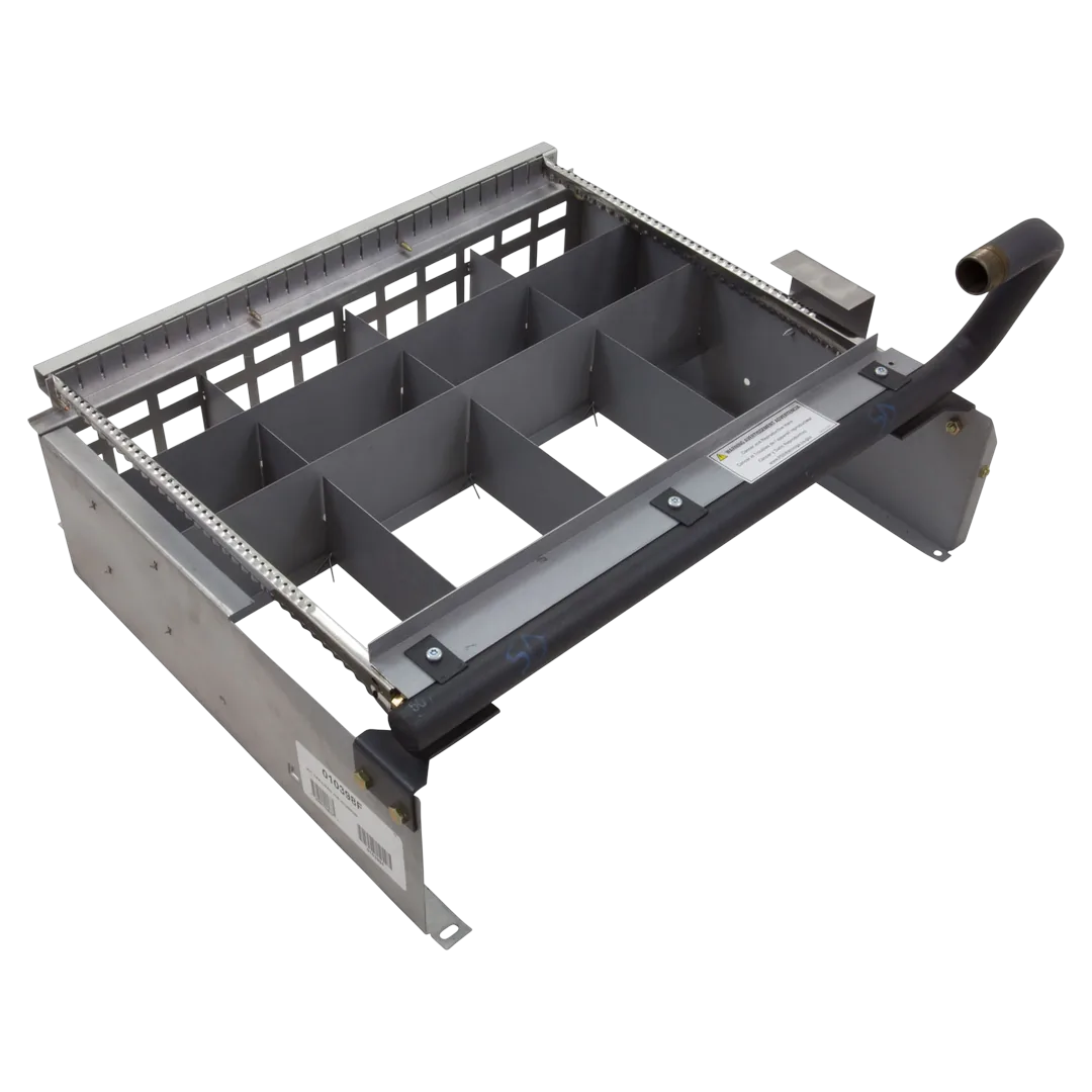 Raypak 406A Burner Tray Without Burners - Reverse