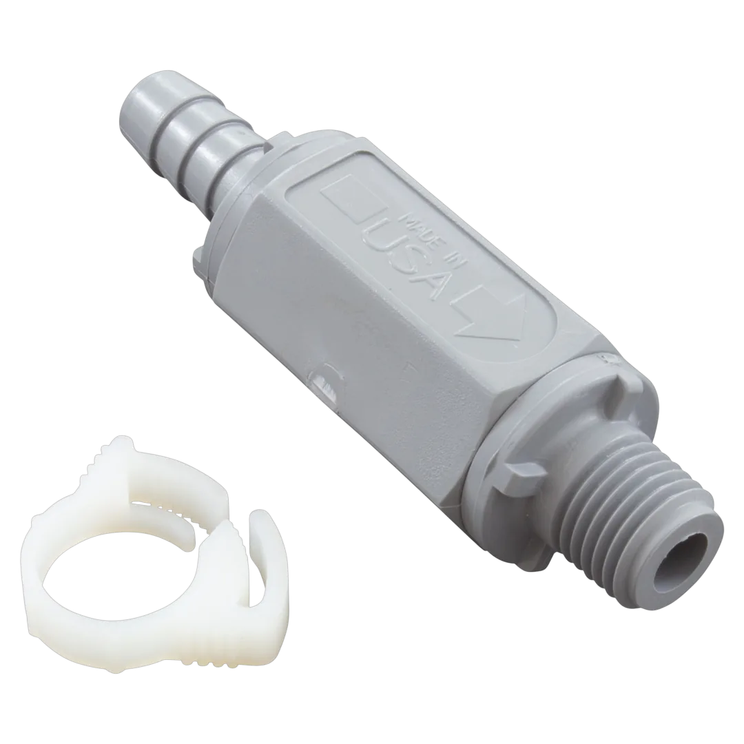 Rola-Chem 521170 Injection Check Valve 3/8 Barb x 1/4 NPT