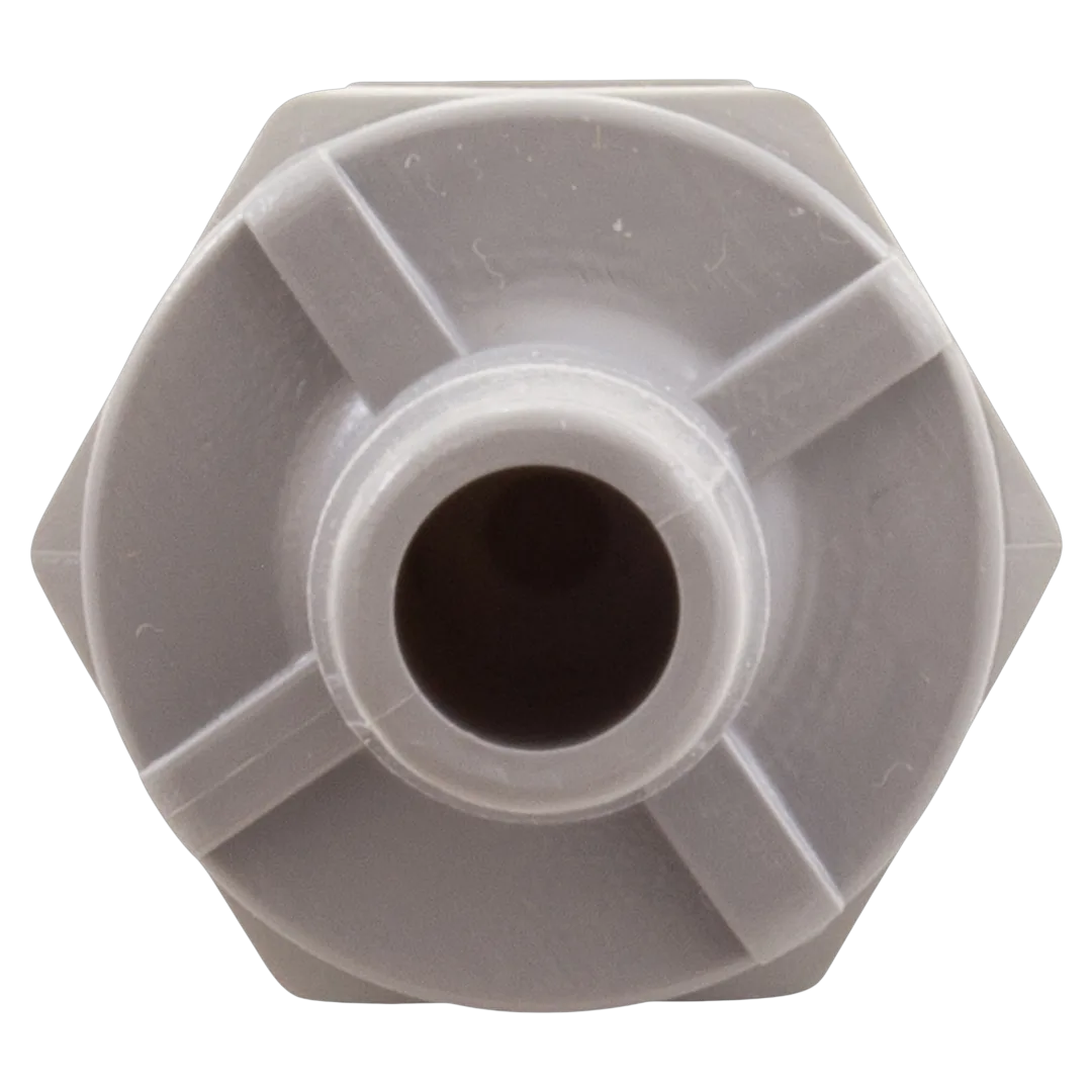 Rola-Chem 521170 Injection Check Valve 3/8 Barb x 1/4 NPT - Front