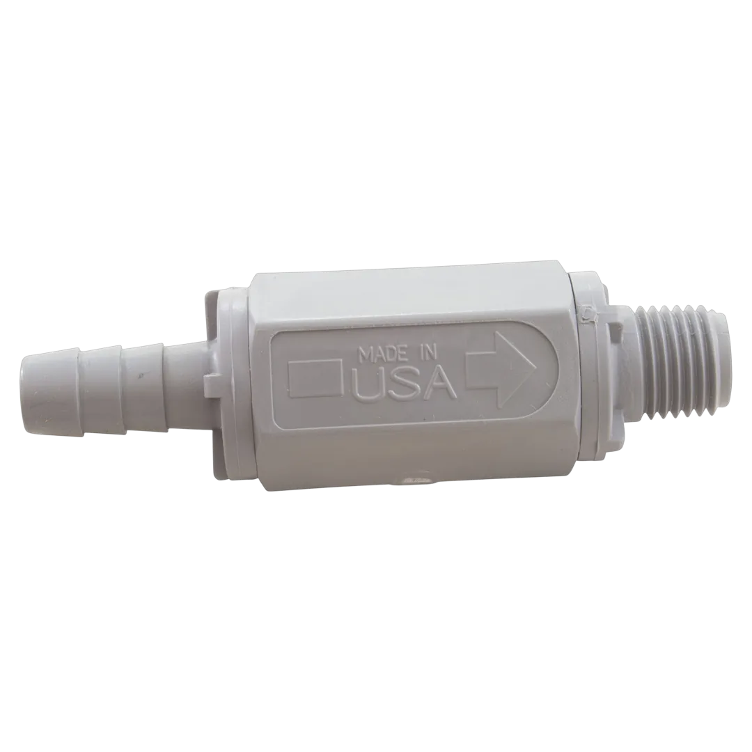 Rola-Chem 521170 Injection Check Valve 3/8 Barb x 1/4 NPT - Side