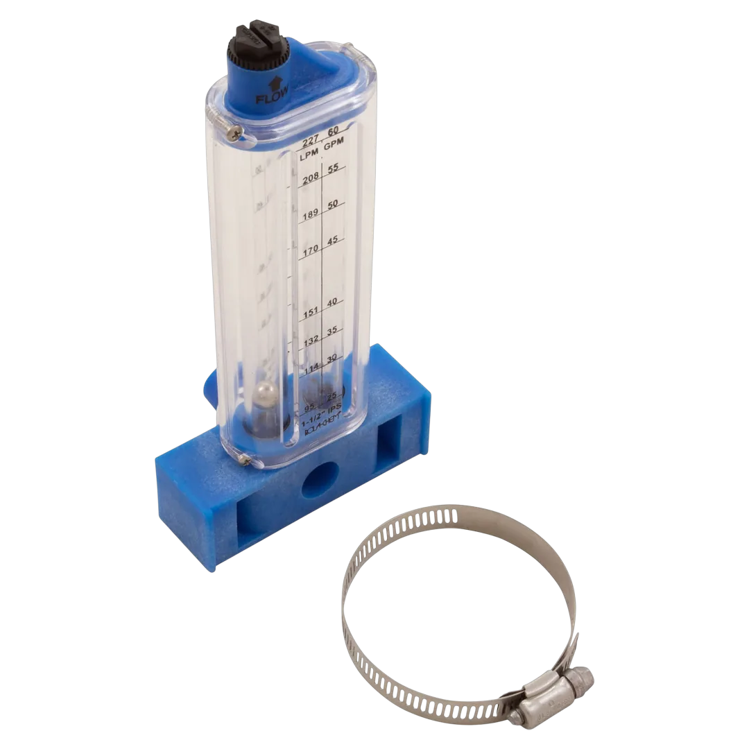 Rola-Chem 570341V PVC Vertical Flowmeter - Reverse