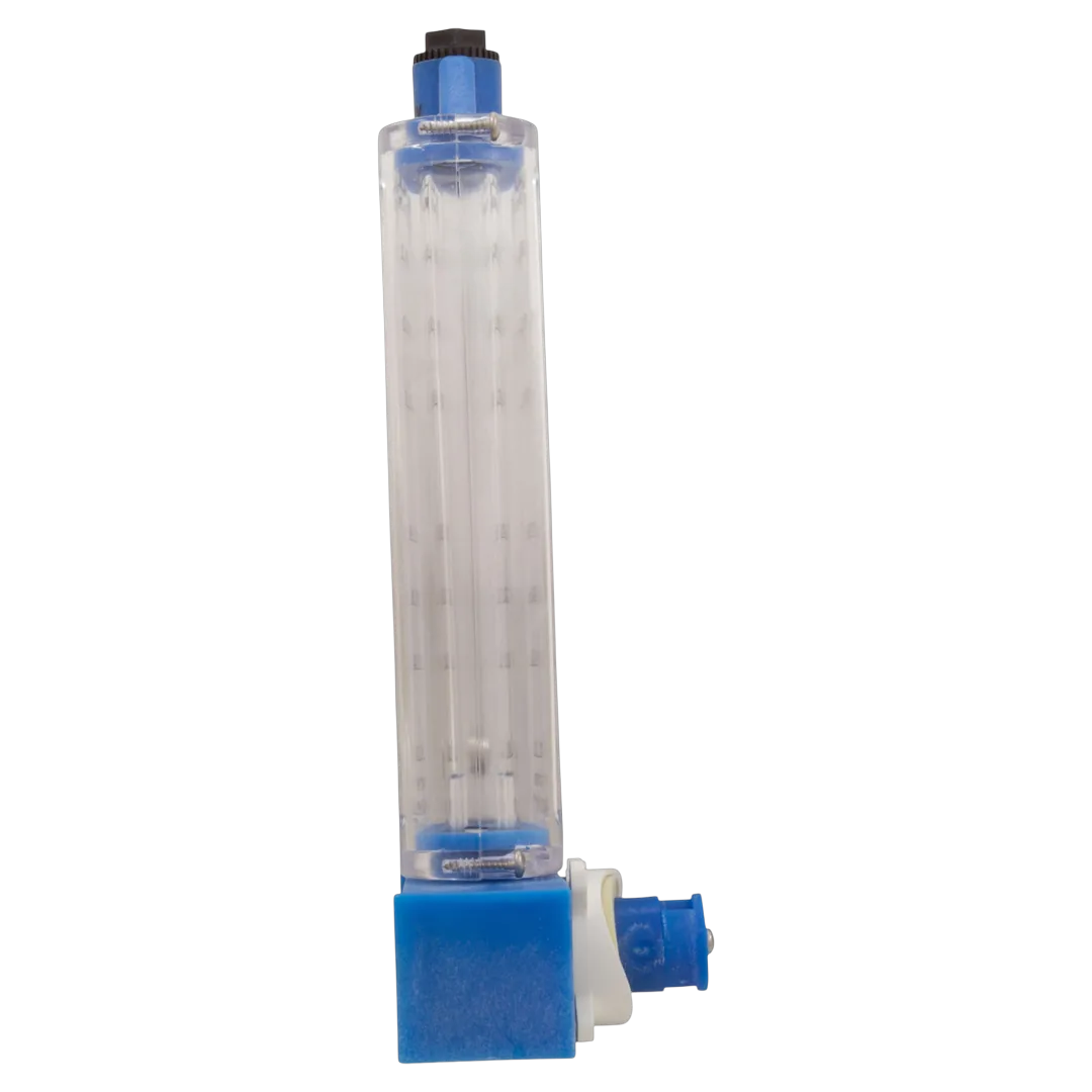 Rola-Chem 570341V PVC Vertical Flowmeter - Side