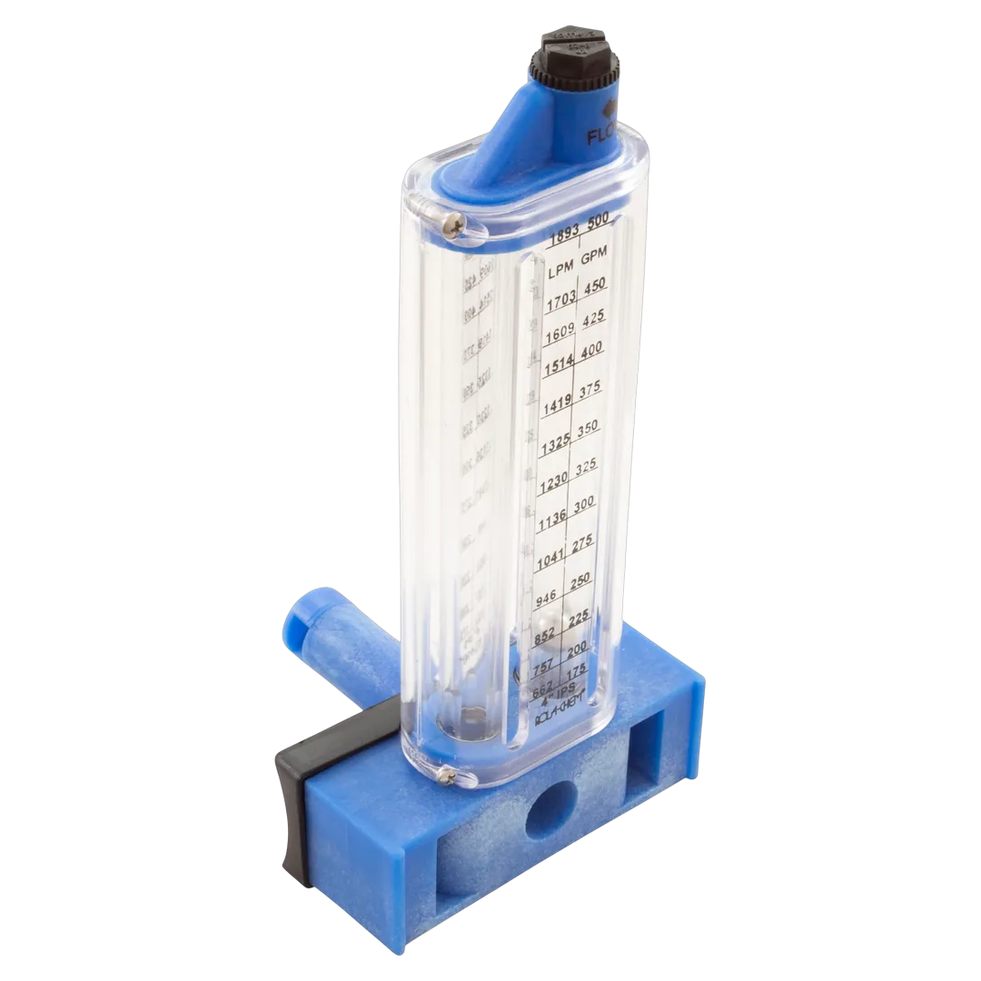 Rola-Chem 570381S Flowmeter 4 Inch PVC Side Mount - Reverse
