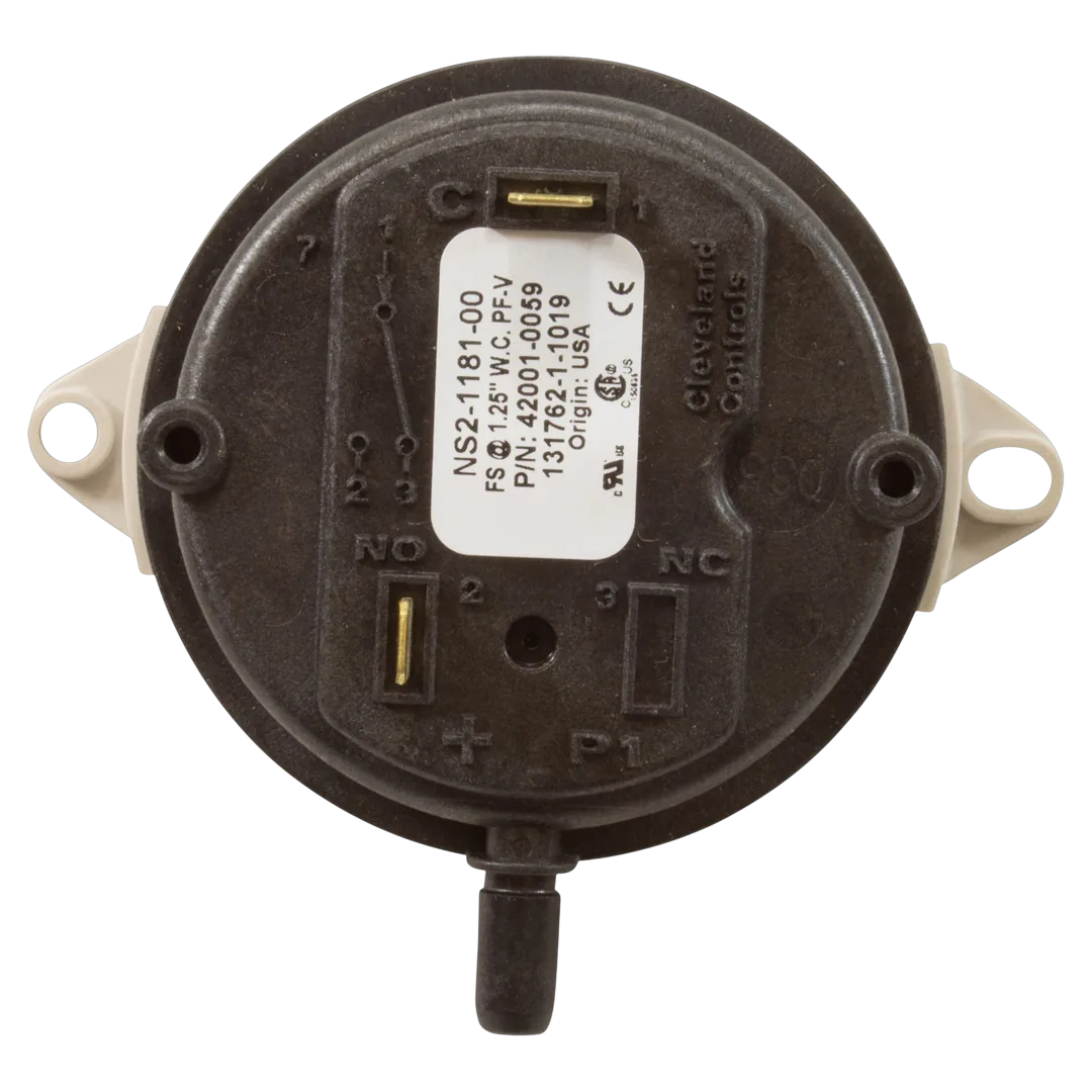Pentair MasterTemp and Max-E-Therm Air Flow Switch - Back