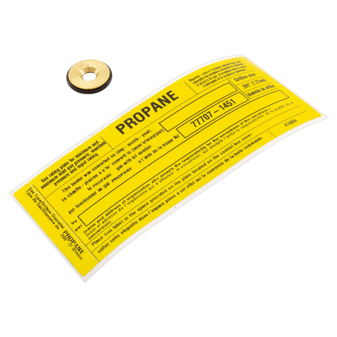 Sta-Rite Max-E-Therm 333 NG to LP Conversion Kit 77707-1451