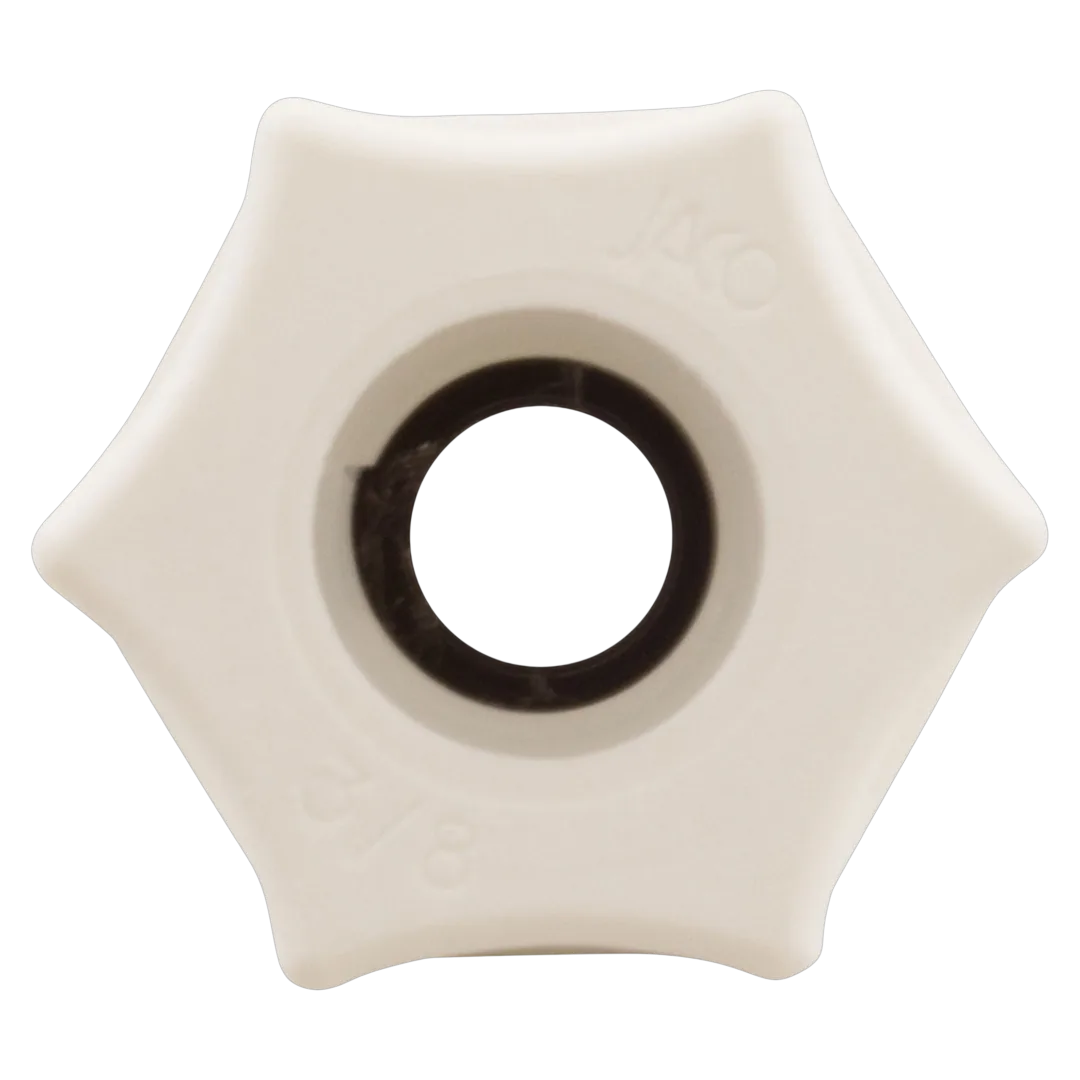 Stenner MCADPTR 3/8 Connecting Nut with 1/4 Adapter - 5 Pack - Front