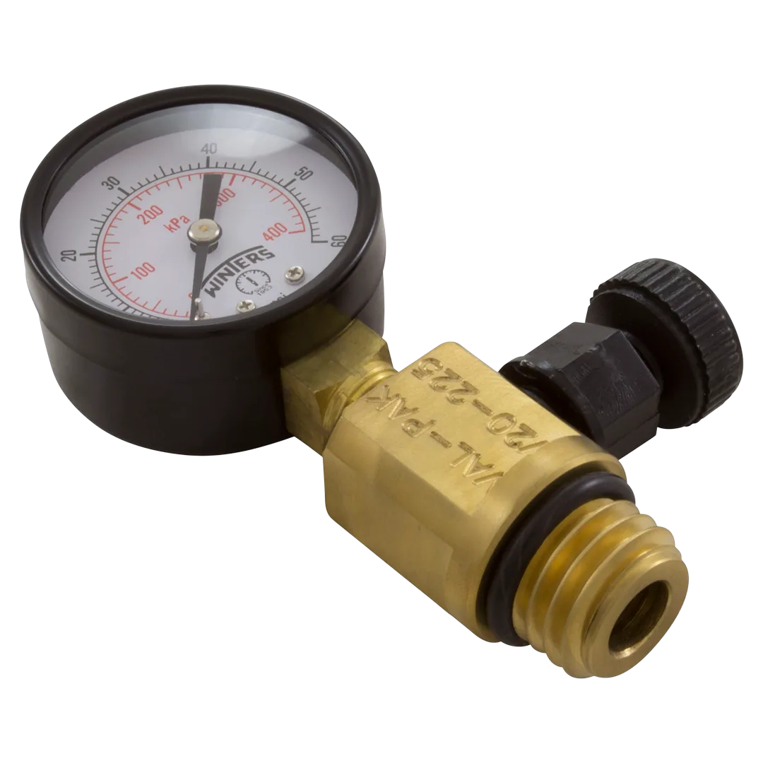 Val-Pak V20-225 Air Relief Gauge - Reverse