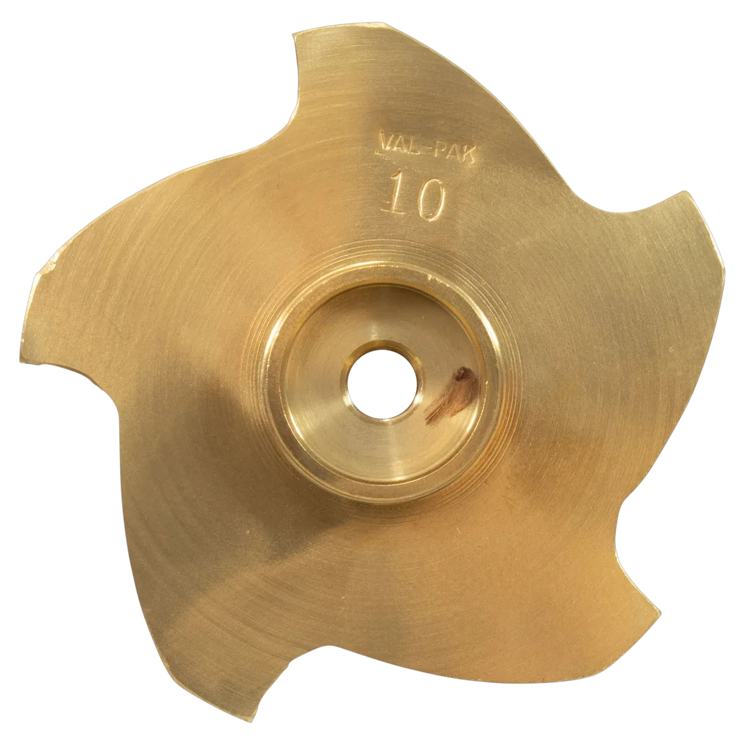 Val-Pak V40-455 Brass Impeller 1 HP - Front