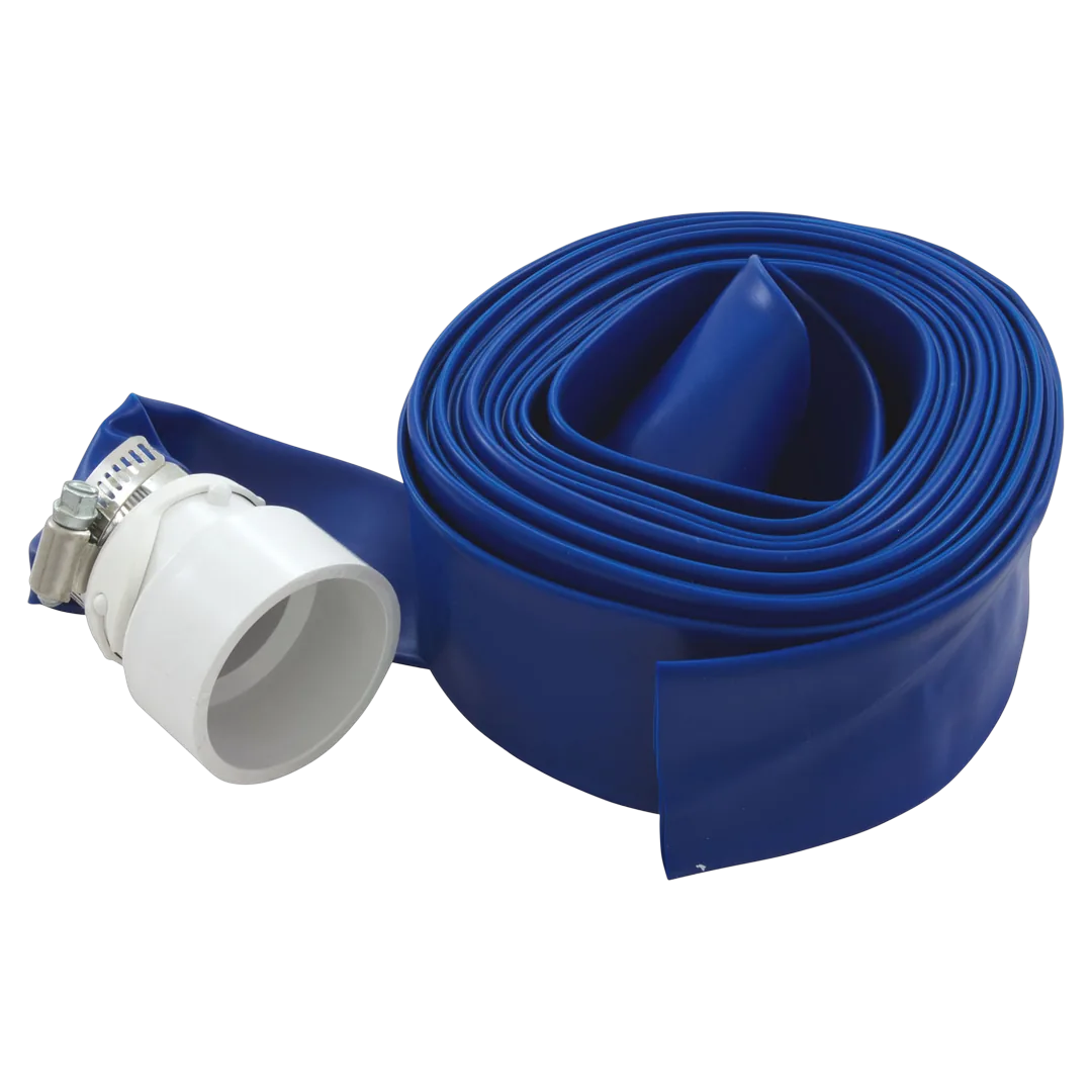 Valterra 1-1/2 x 25 ft backwash hose with clamp and adapter