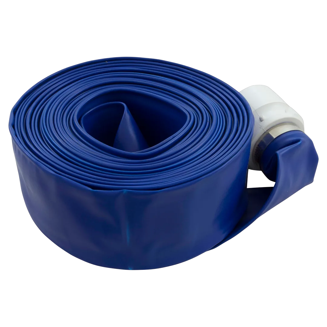 Valterra B8258FT Backwash Hose 2 x 50 ft with Clamp and Adapter - Reverse