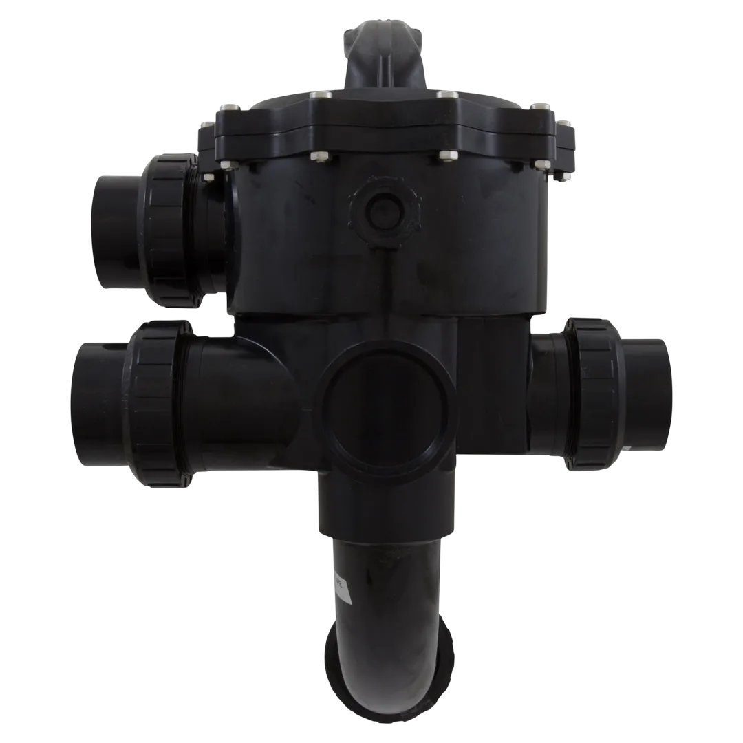 Waterco 2 in Side Mount Multiport Valve and Piping Kit - Back