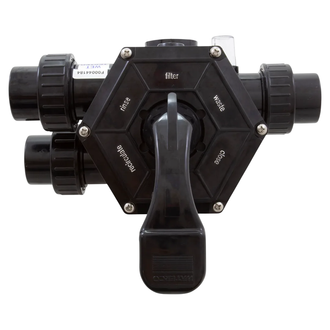 Waterco Micron Series Threaded Top Mount Multiport Valve - Top
