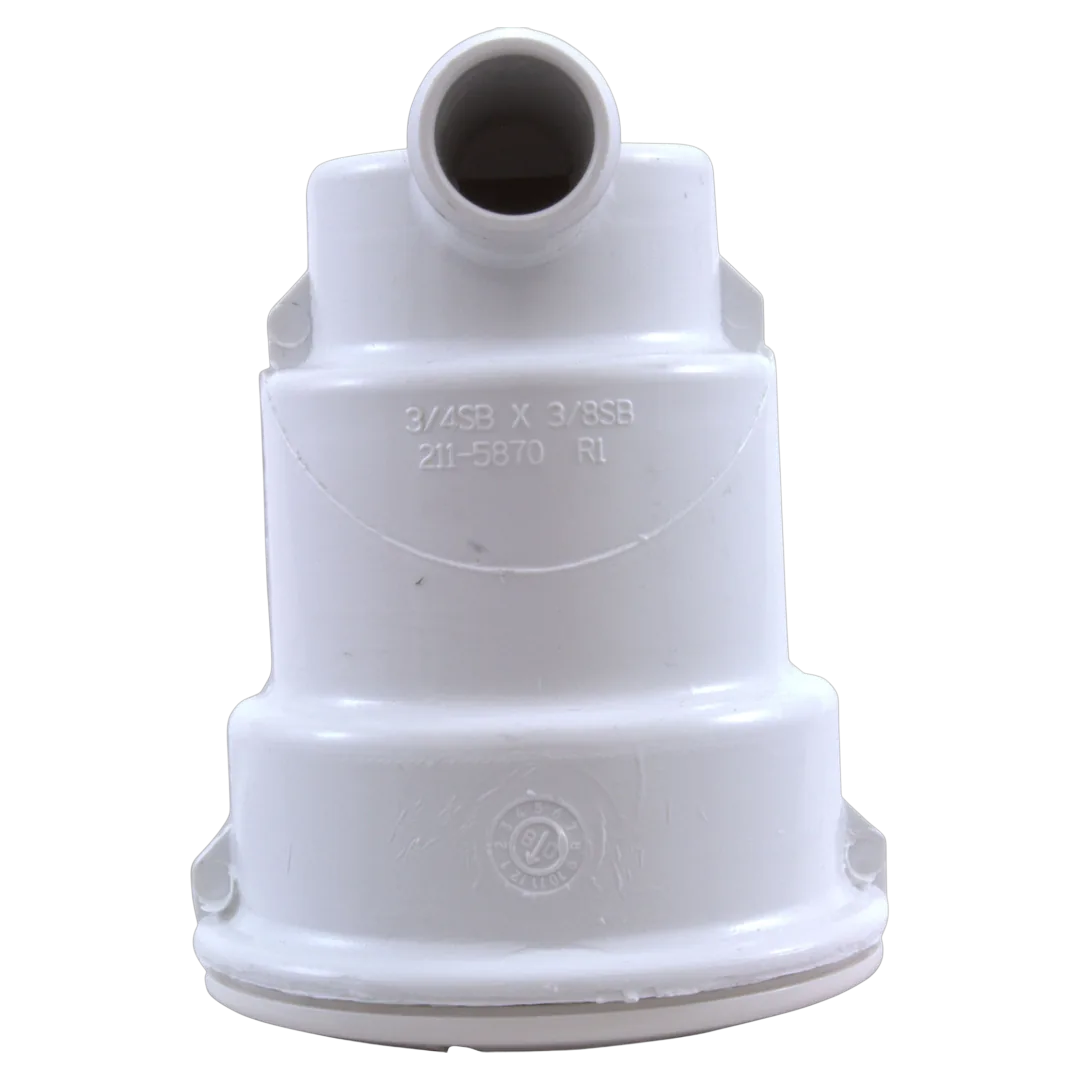 Waterway 210-5870 Barb Ell Poly Jet Body - Front