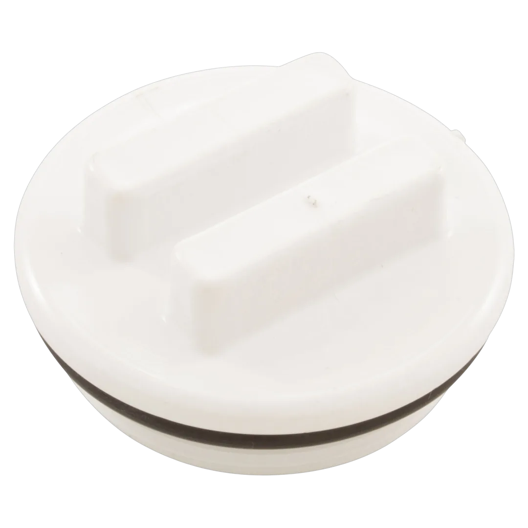 Waterway 2" NPT Plug with O-Ring White