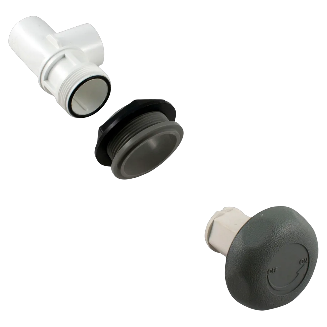 Waterway 600-4367 1-inch On/Off Valve Gray