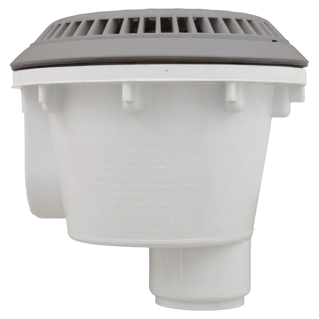 Waterway 640-2757 V Anti-Vortex Main Drain - Side (1)