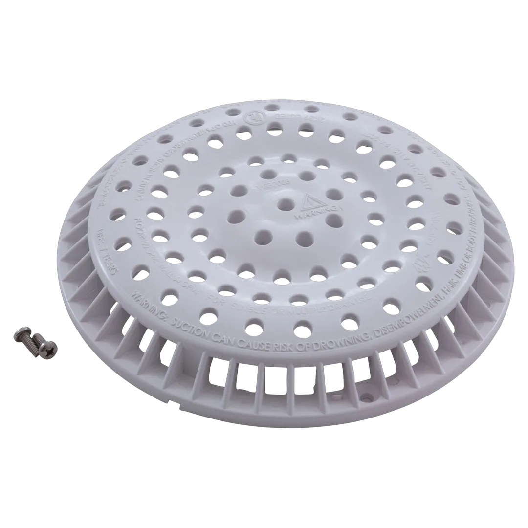 Waterway 8in Anti-Vortex Cover White