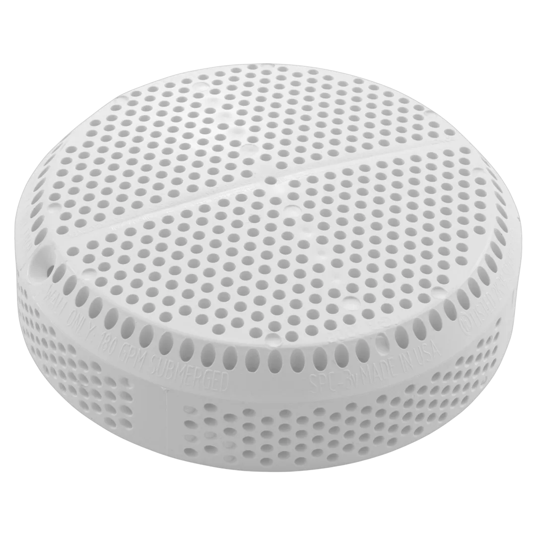 Waterway 5" Super Hi-Flow Suction Cover, White