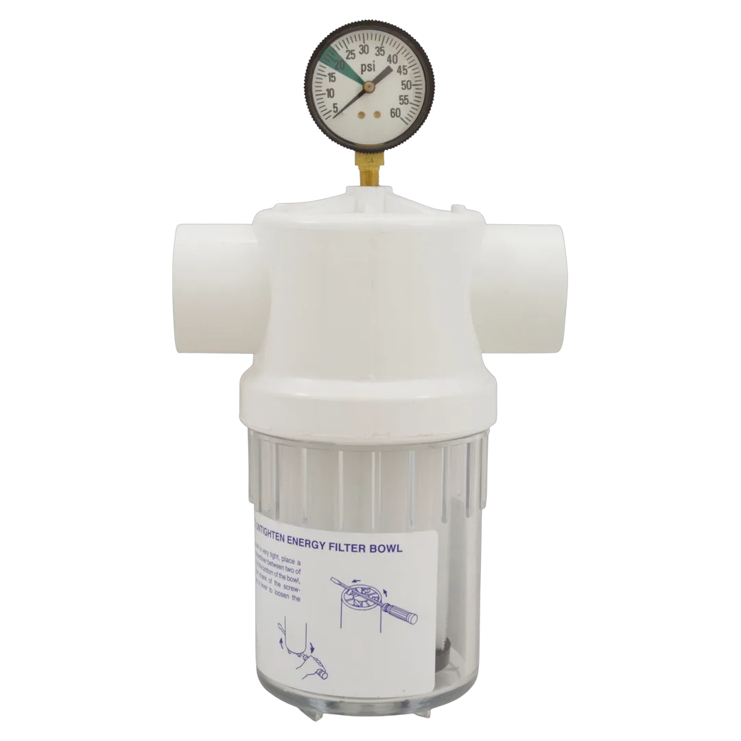 Jandy 2888 Energy Filter with Gauge - Front