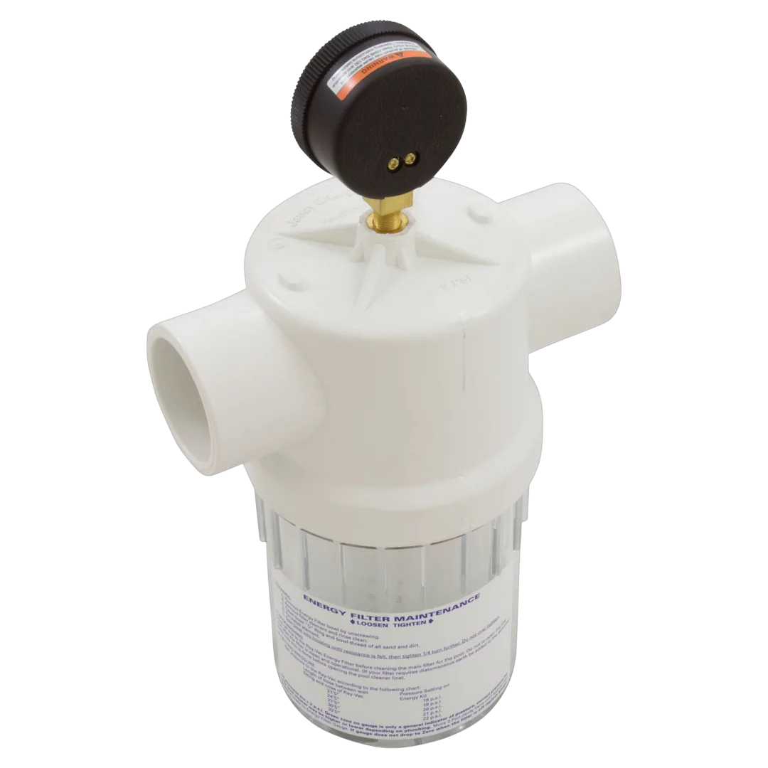 Jandy 2888 Energy Filter with Gauge - Reverse