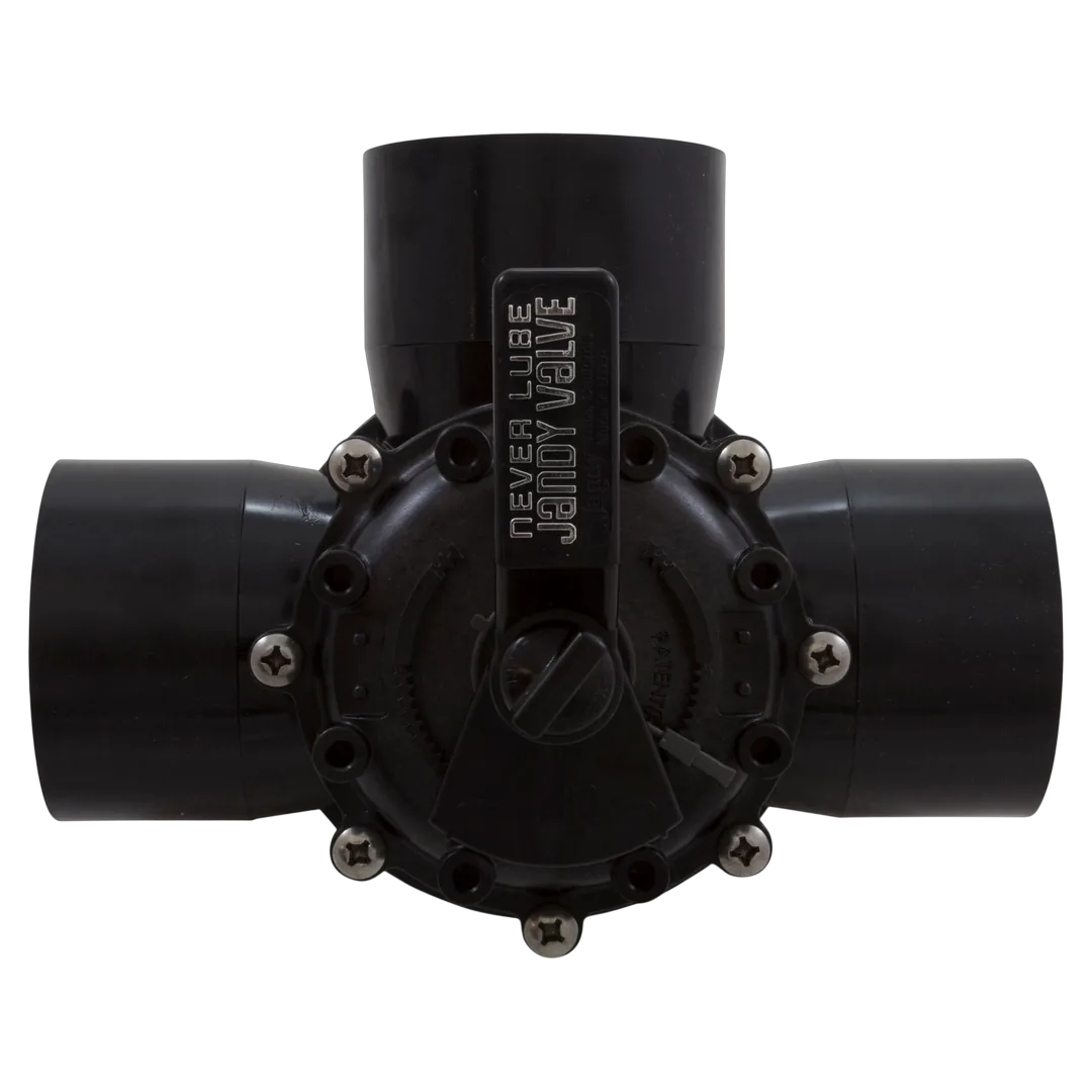 Jandy 4719 NeverLube 3-Port CPVC Diverter Valve 2.5 x 3 in - Top