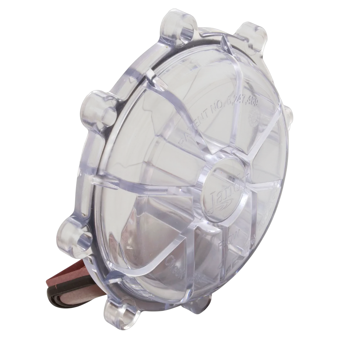 Jandy check valve cover with flapper assembly