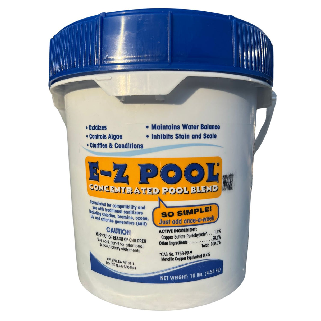 E-Z Pool 10lb All in One Concentrated Pool Care Solution | EZP10