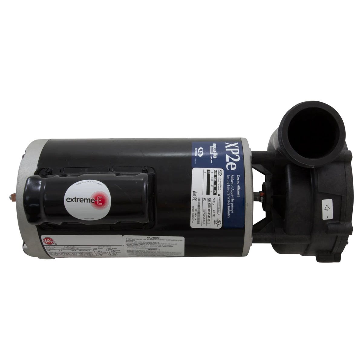 Aquaflo/Gecko Flo-Master XP2e Spa Pump (05334012-2040) — top view