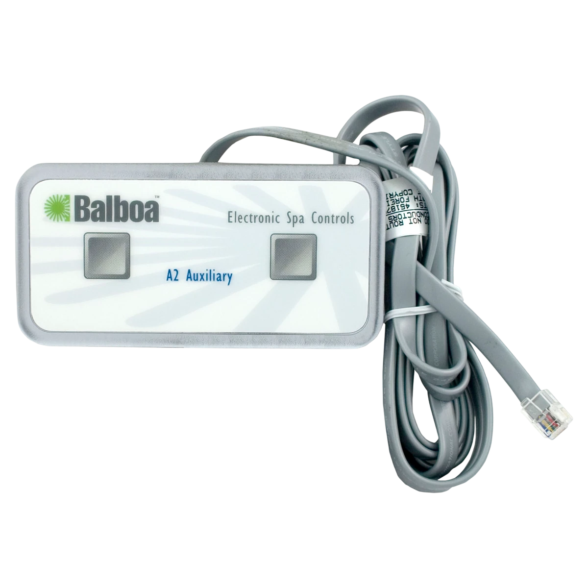 Balboa Water Group Duplex 2-Button Aux Topside Panel (51218)