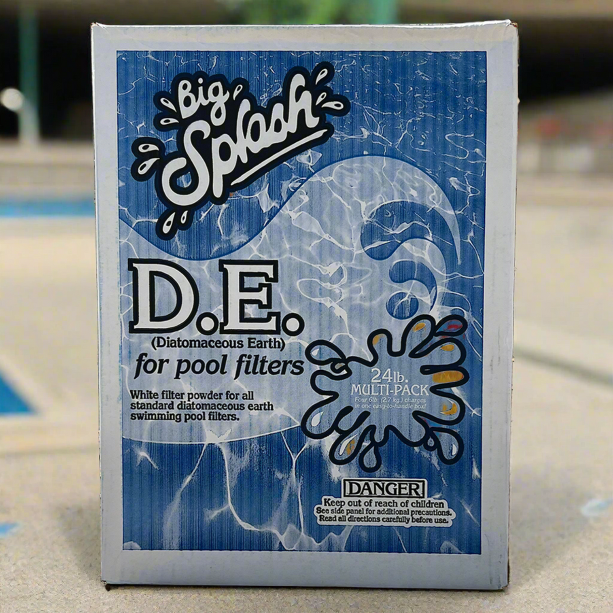 Big Splash 24 lb Diatomaceous Earth Power for Pool Filters
