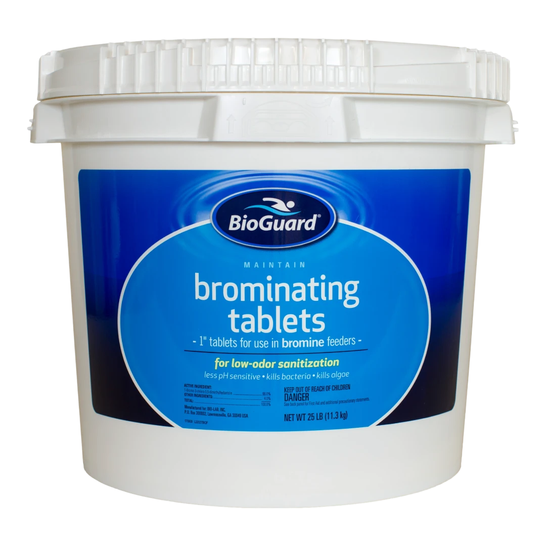 BioGuard 1" Brominating Tablets for pool and spa sanitation