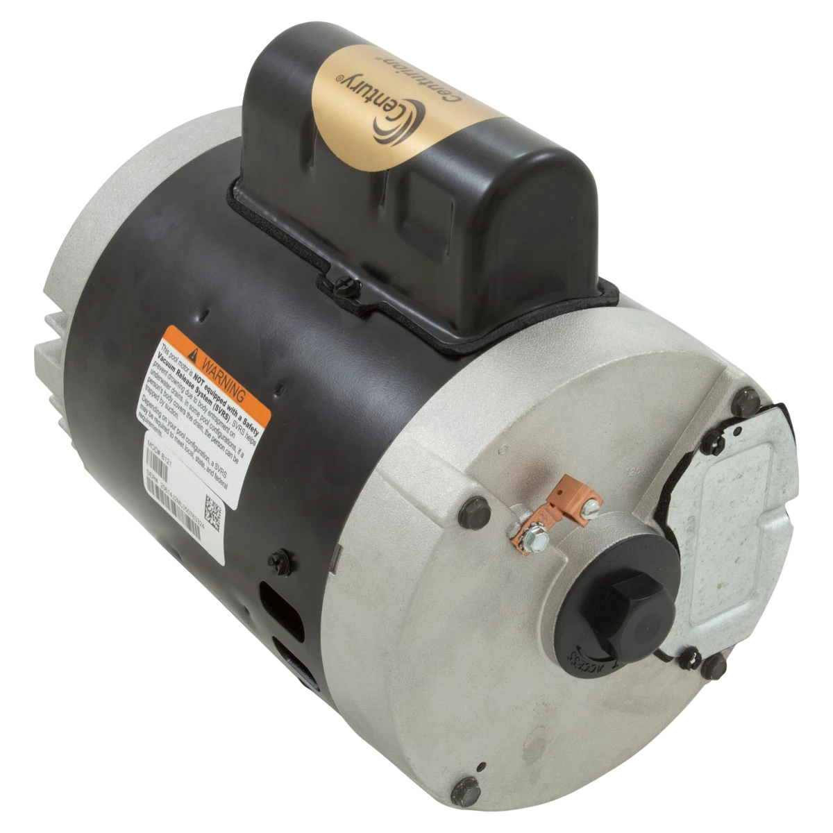 Century 3/4 HP 56C Pool Pump Motor (B121) — reverse view
