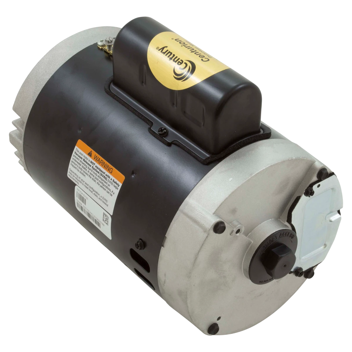 Century Threaded Shaft Pool Pump Motor 56J 2HP (B130) — reverse view
