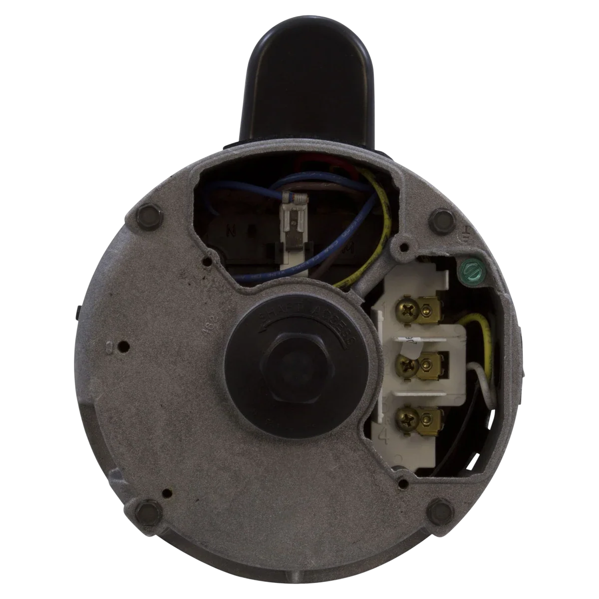 Century 0.75HP 2-Speed 56J C-Face Motor (B2973) — wires view