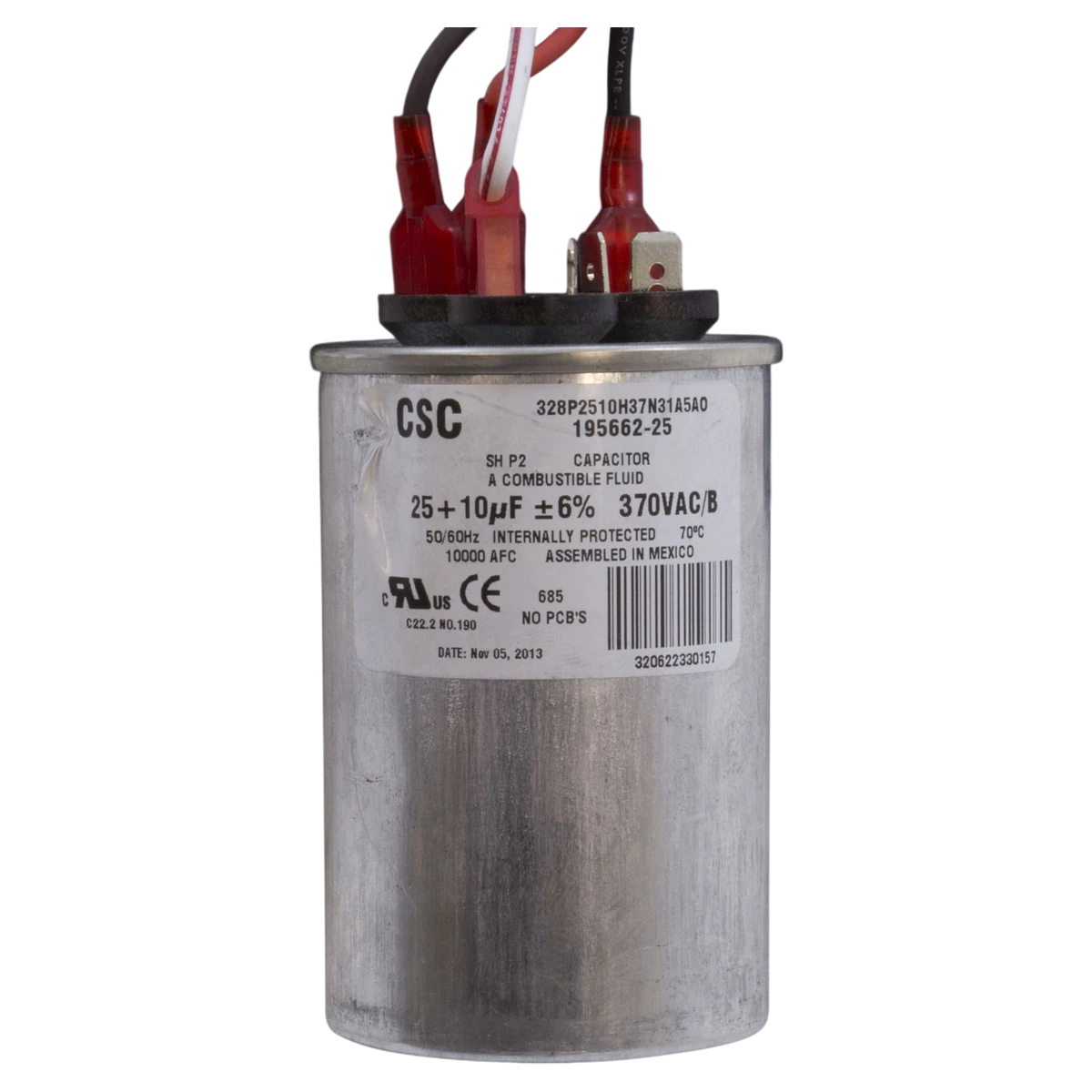 Century 1.5 HP 2-Speed 56Y Pump Motor (B2983) — product label