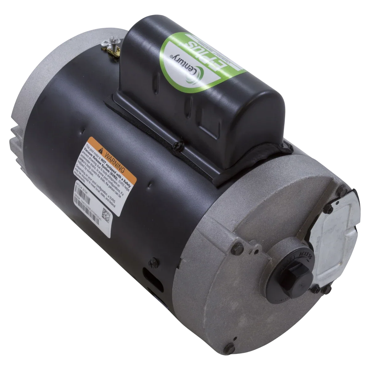 Century 1.5 HP 56J Pool Pump Motor (B796) — reverse view