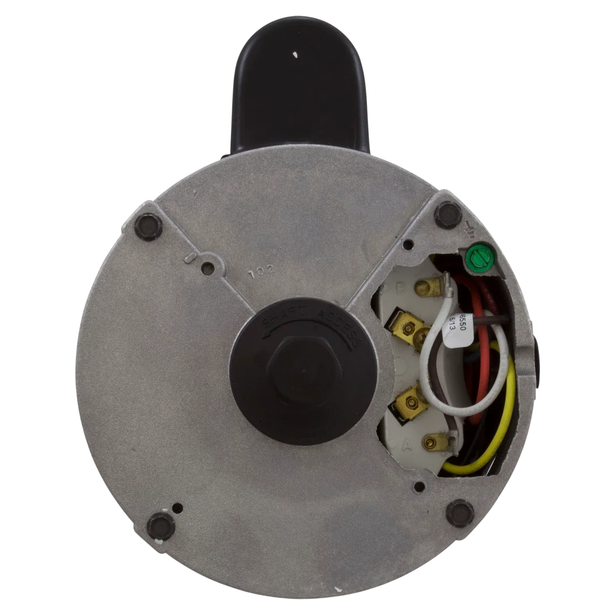 Century Centurion 2 HP Round Pump Motor (B836) — shaft reverse view