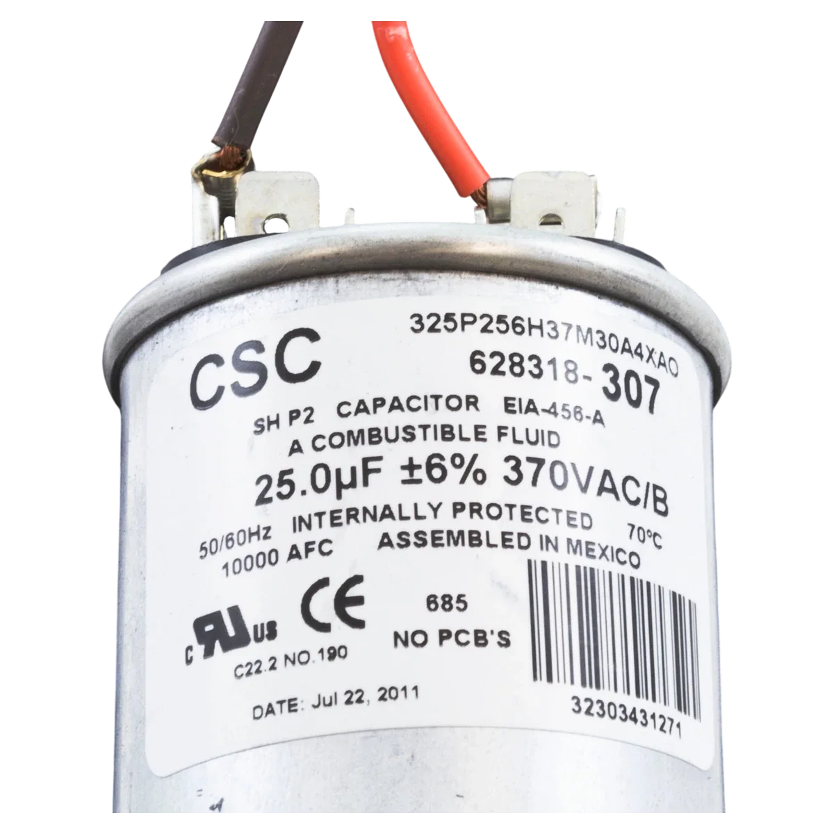 Century 1.5HP 2-Speed 48Y Pump Motor (BN34V1) — product label