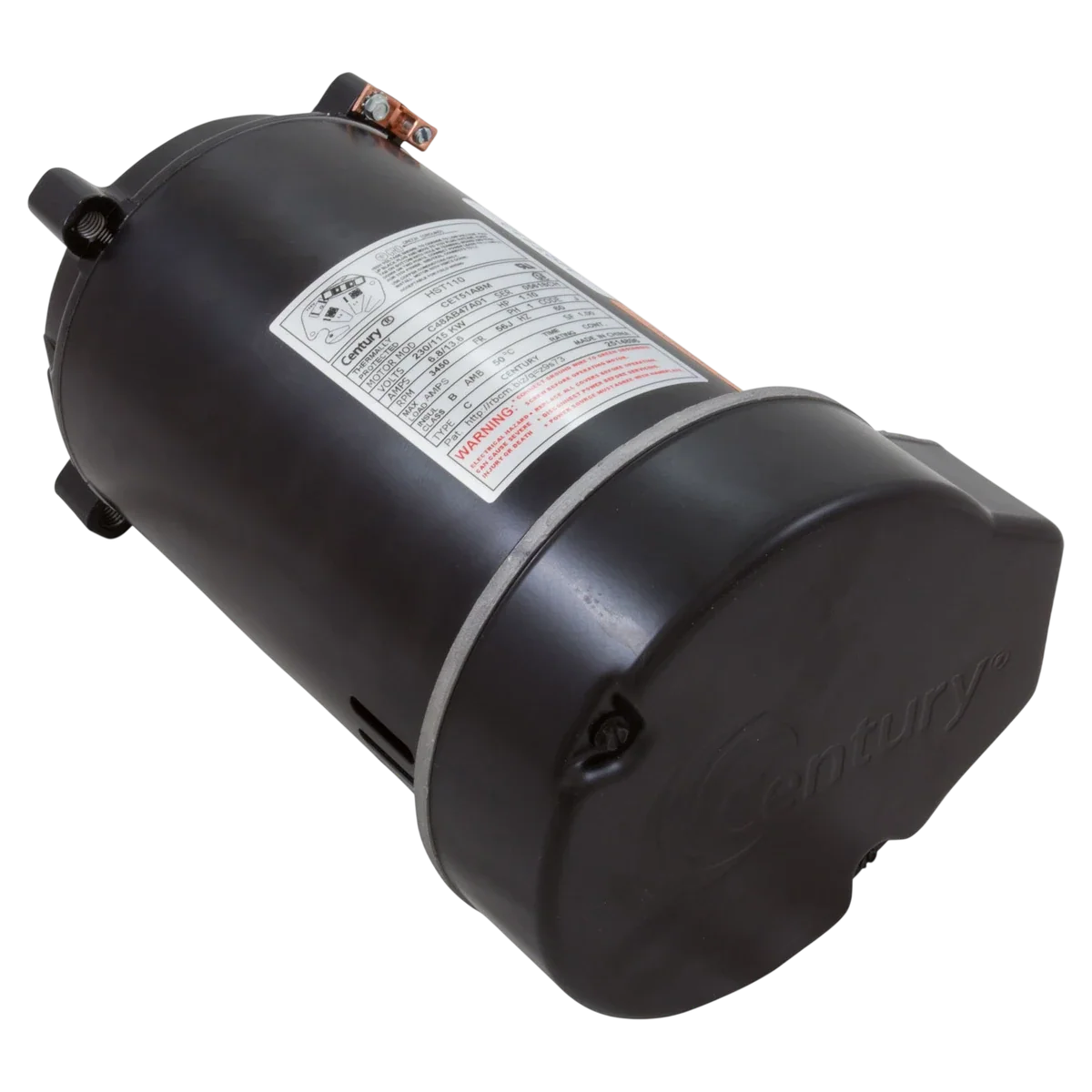 Century Centurion Pro Pump Motor 1.1 HP 56J (HST110) — reverse view