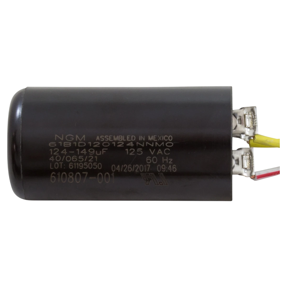 Century 1/2 HP 48Y Square Flange Pump Motor (USQ1052) — product label